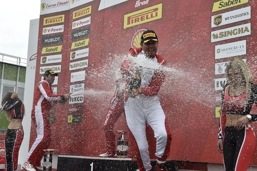 Vítězný Ferrari Challenge v Brně