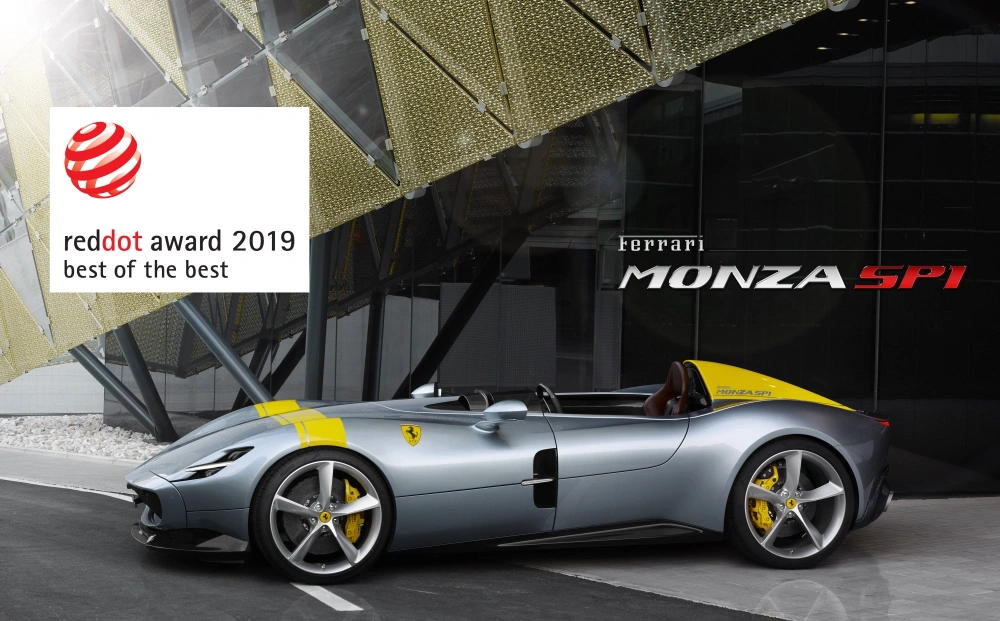 Ferrari obdrželo prestižní ocenění v soutěži reddot awards 2019