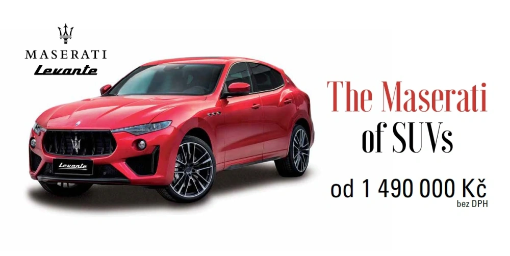 Maserati Levante startuje do nového roku s novou cenou