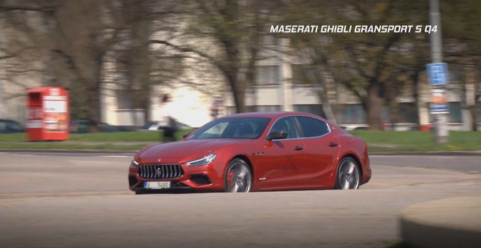 Maserati Ghibli S Q4 otestoval pořad Autosalon na TV Prima