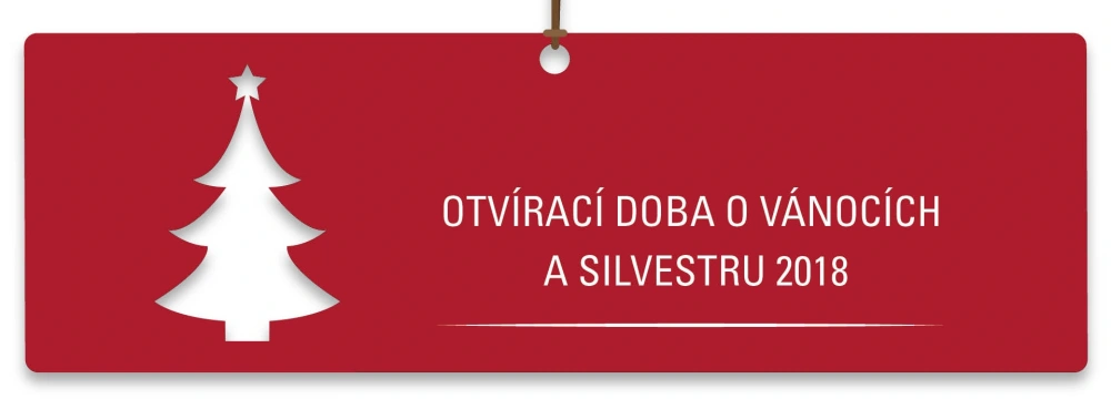Otvírací doba o vánočních svátcích 2018