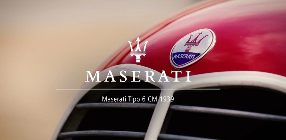 Maserati slaví vítězství Tipo 6CM v automobilovém závodu Targa Florio 1939